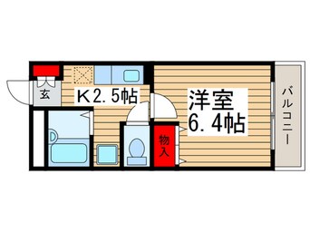 間取図 メゾンスリ－ジェ