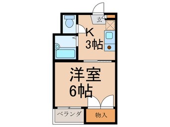 間取図 メゾンレスポワ－ル