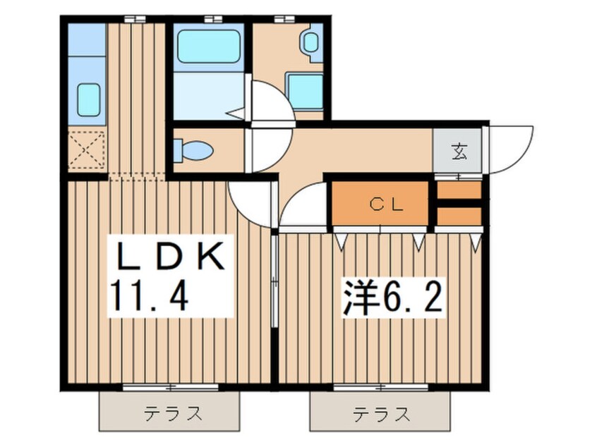 間取図 松栄ハイツＡ