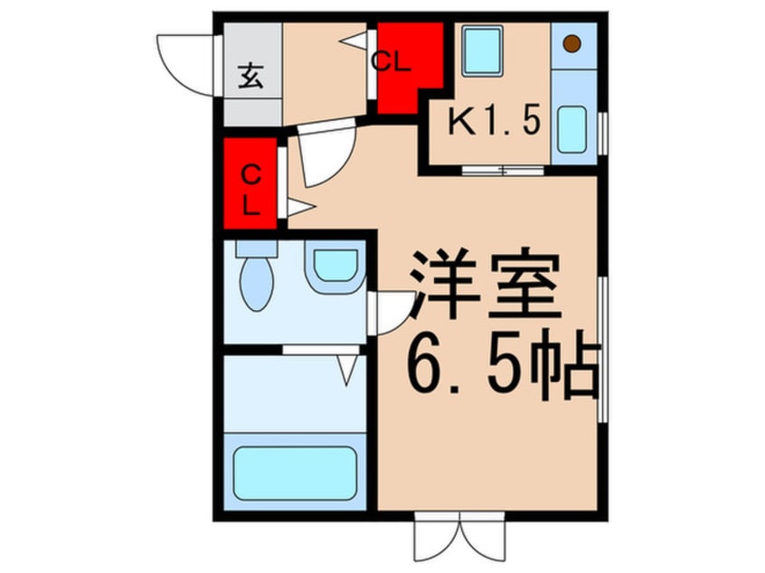間取図 メゾンド　ヴォンヌ