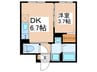 ＰＡＳＥＯ中野新橋 1DKの間取り
