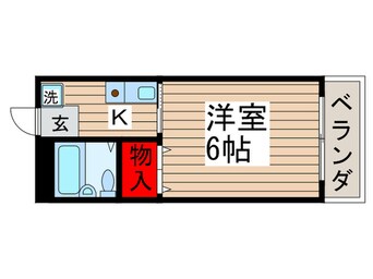 間取図 岡野ハイム