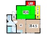 クラシックス国立 2Kの間取り