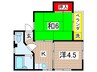 クラシックス国立 2Kの間取り