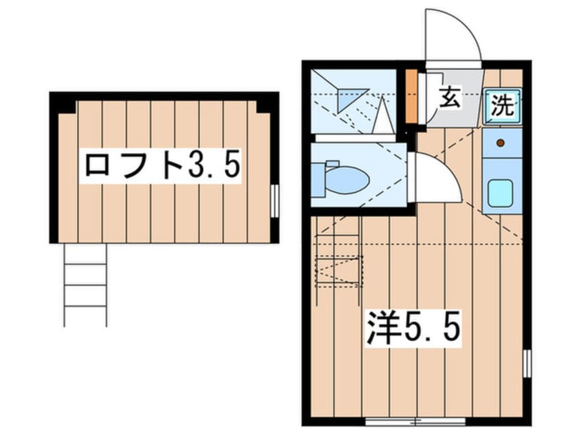 間取図 ラ・スペランツァ高田