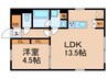 CREAL江戸川橋 1LDKの間取り