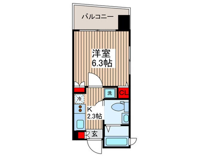 間取り図 カスタリア銀座Ⅱ