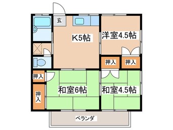 間取図 レリガーレハイツ