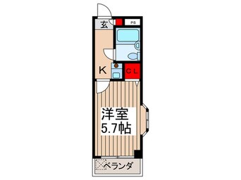 間取図 シャルマン瀬崎