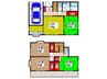 南中丸戸建 4LDKの間取り