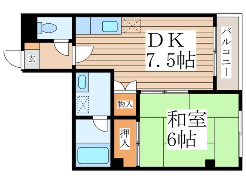 間取図 第２フレンズ・マンション