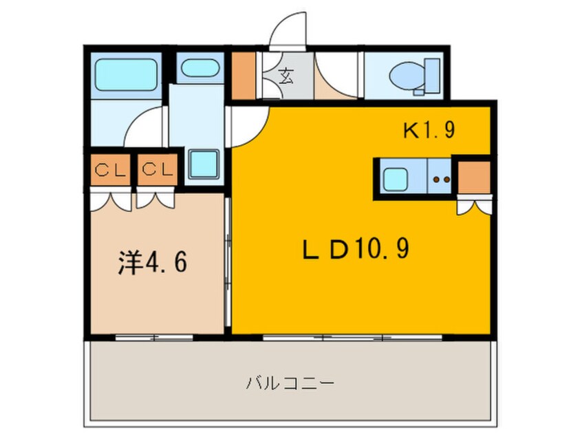 間取図 パークキューブ西ヶ原ステージ