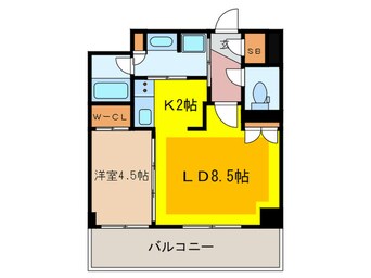 間取図 パークキューブ西ヶ原ステージ