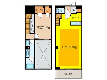 間取図 パークキューブ西ヶ原ステージ