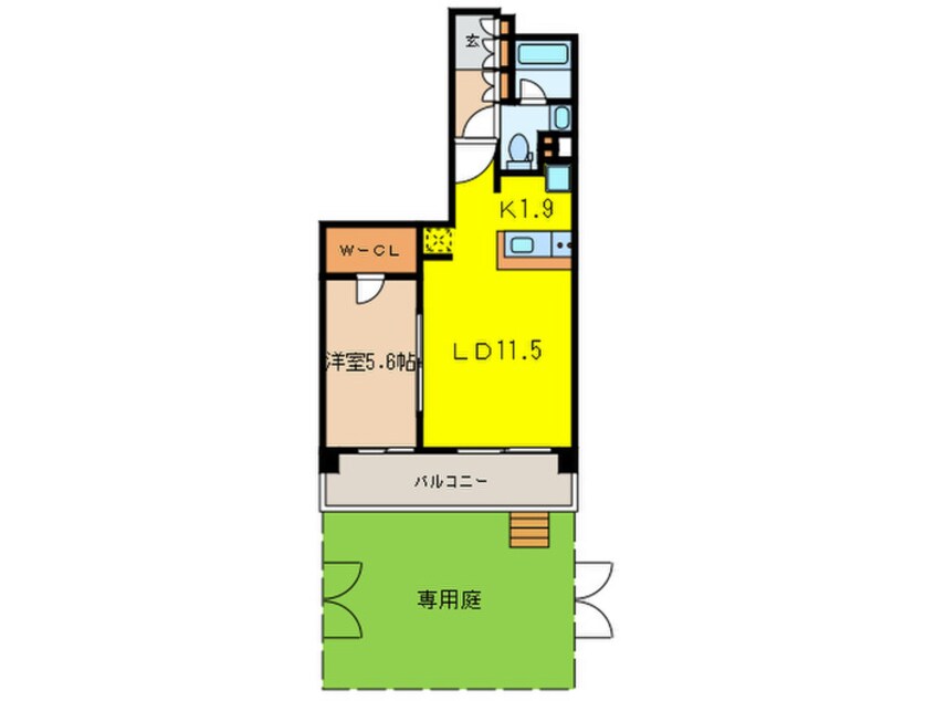 間取図 パークキューブ西ヶ原ステージ