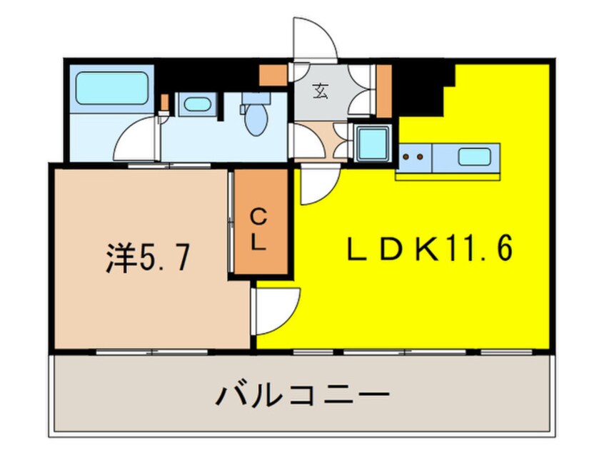 間取図 パークキューブ西ヶ原ステージ