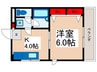 メゾンＫ＆Ｏ－２ 1Kの間取り