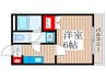 ロイヤルシテイ松江 1Rの間取り