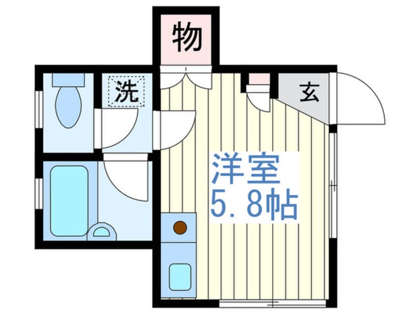間取図 ショコラ野方