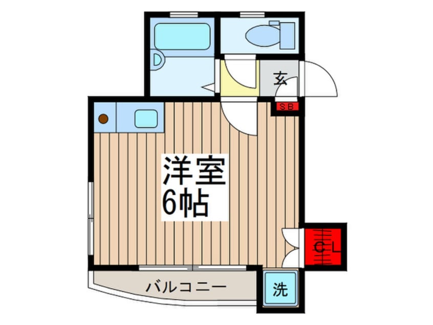 間取図 ショコラ野方