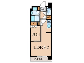 間取図 オープンブルーム二子