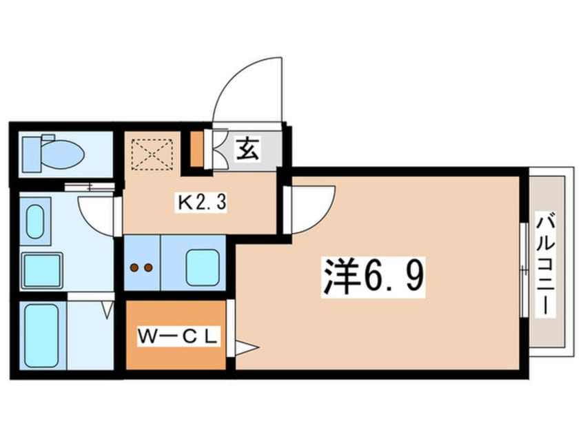 間取図 サンライズⅥ