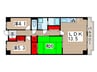 フロ－ラ稲毛 3LDKの間取り