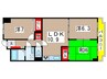 フロ－ラ稲毛 3LDKの間取り