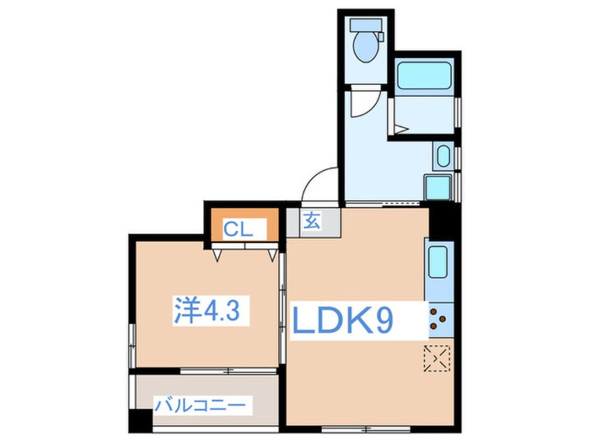 間取図 Ensoleille　Tsukishima