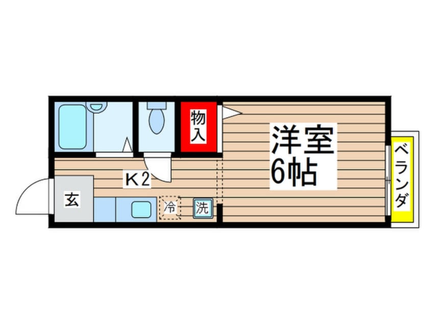 間取図 第２大神宮坂上ハイツⅡ