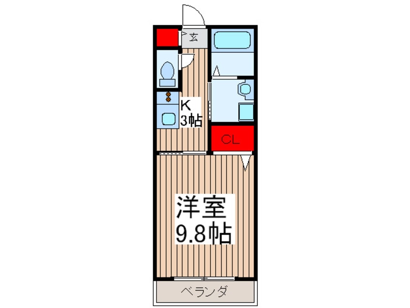 間取図 エタ－ナル南与野