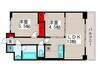 Gran Avail　扇 2LDKの間取り