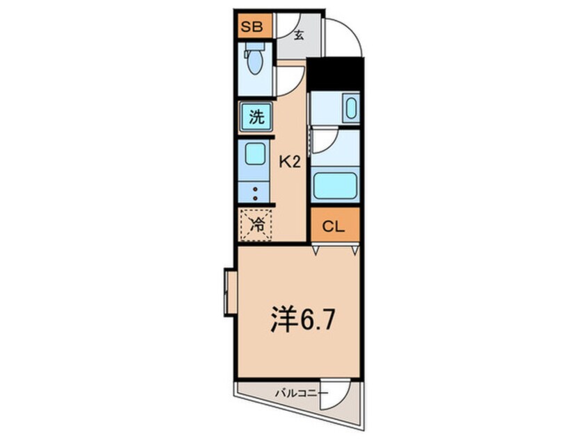 間取図 GENOVIA学芸大学