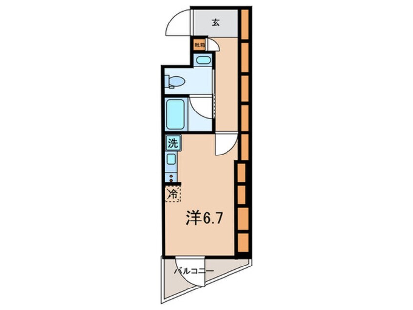 間取図 GENOVIA学芸大学