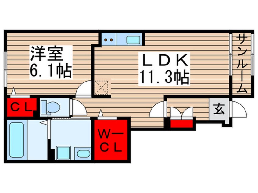 間取図 アルバスターⅢ