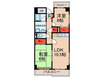 間取図 サンタパレス