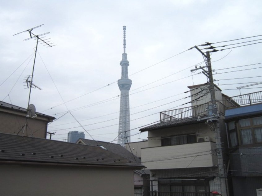 室内からの展望 Ｄ・Ｂ・Ａ曳舟