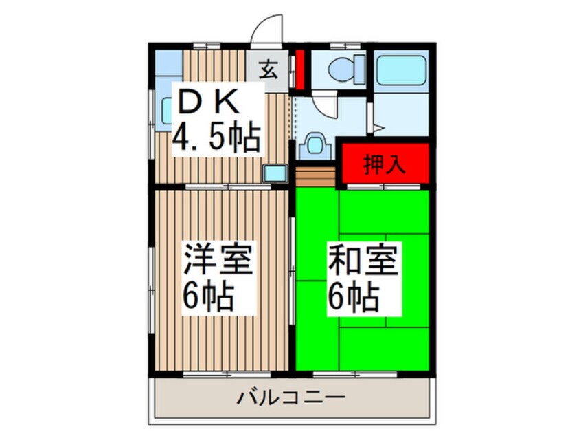 間取図 メゾン・ゆき