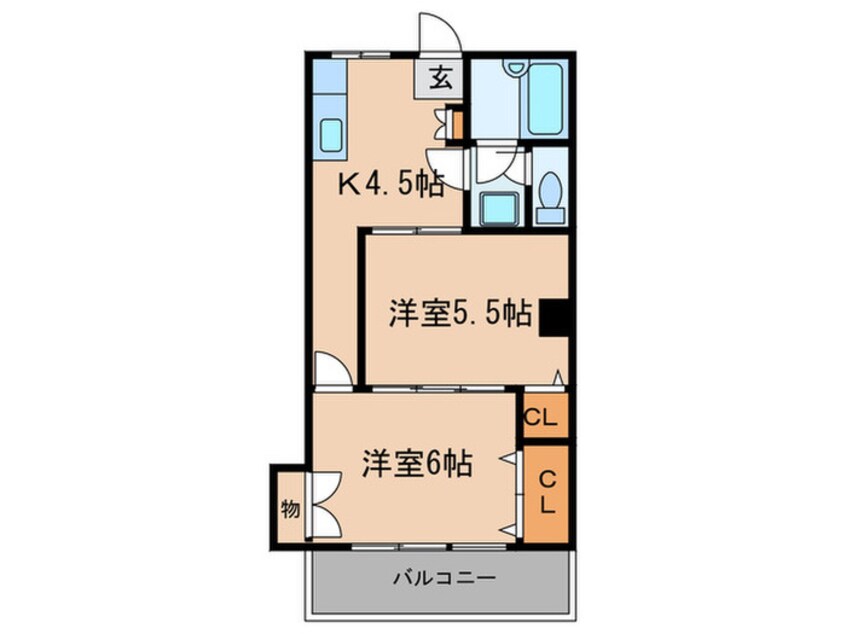 間取図 旭パ－クハイツ