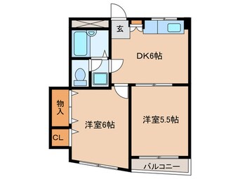 間取図 旭パ－クハイツ