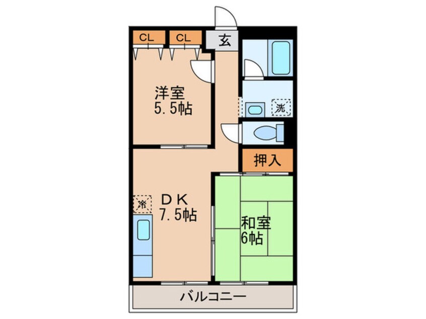 間取図 フラッツ・イケベ