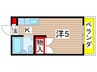 レークハウス 1Kの間取り