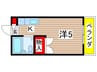 レークハウス 1Kの間取り