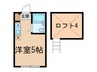 プチメゾン 1Rの間取り
