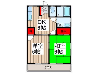 間取図 和光ハイツ２