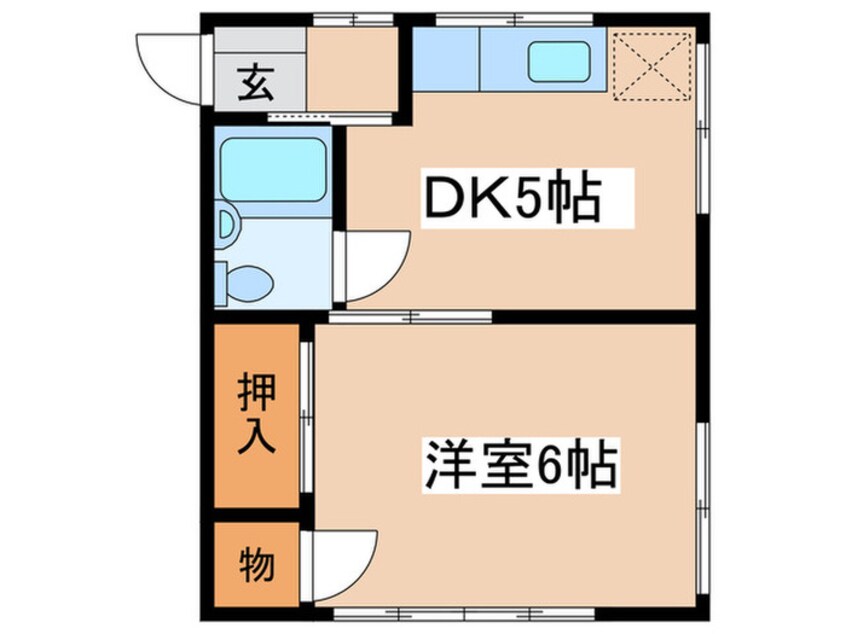 間取図 宇佐美ハイツ