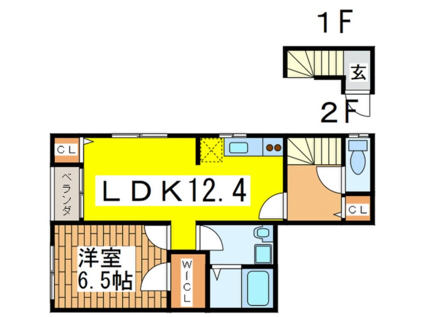 間取図 コ－トブラン