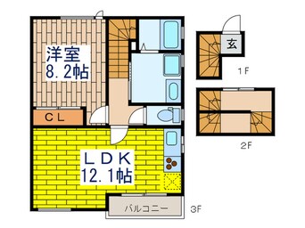 間取図 コ－トブラン