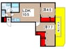La・Felice千葉登戸 2LDKの間取り