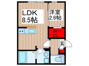 間取図 KEIAI RESIDENCE 北戸田Ⅲ